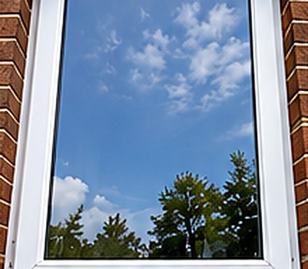 The same window after cleaning, crystal clear